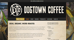 Desktop Screenshot of dogtowncoffee.com